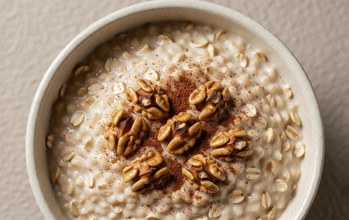 Apfel-Zimt Porridge ohne Zucker